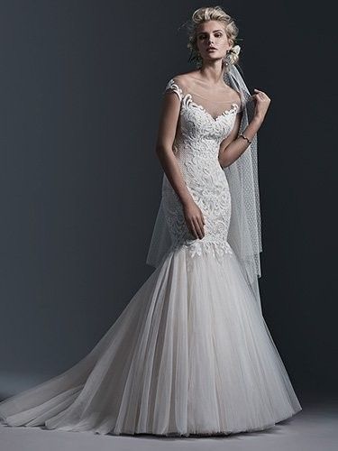 Would you have your hair up or down with this wedding gown?!?!