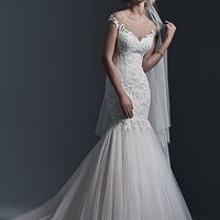 Would you have your hair up or down with this wedding gown?!?!