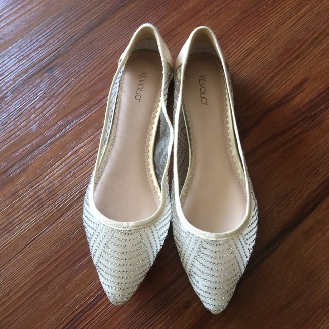 Yes I'm wearing my wedding shoes around the house