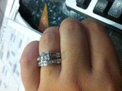My wedding band came in!!! *pic* Show off your Ring!!!!