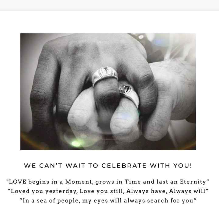 Cordially Invited to our Wedding - 1