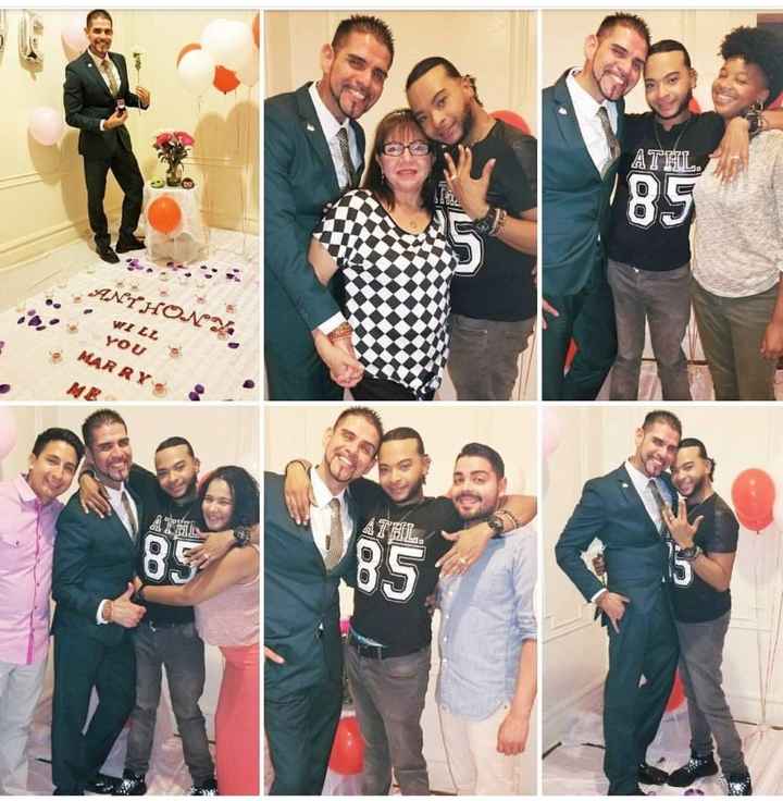 My mom, his sister and his best friends!