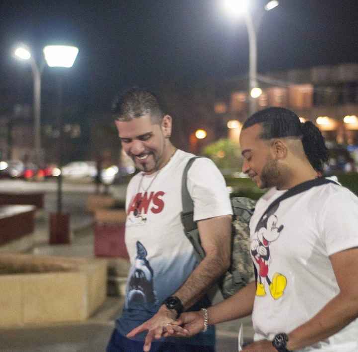 Walking in Havana, Cuba looking at my ring!!!