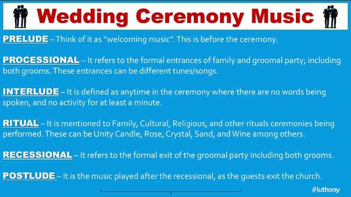 Wedding Ceremony Music