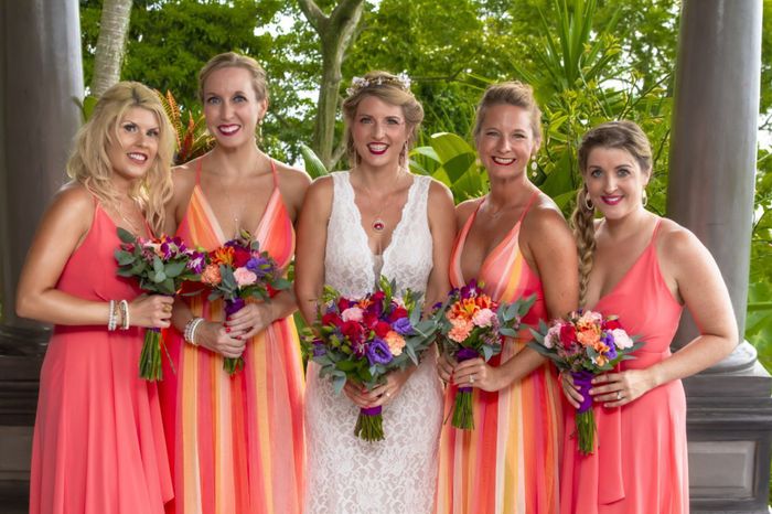 Bridesmaids Dresses - Matching or Mixing It Up? 1