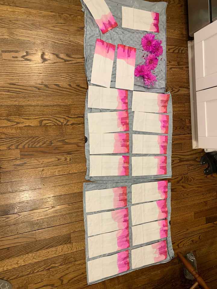 Watercolor bags for tea lights - 1