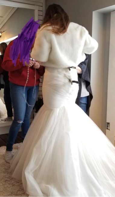 Winter wedding dress - second guessing my choice? - 3