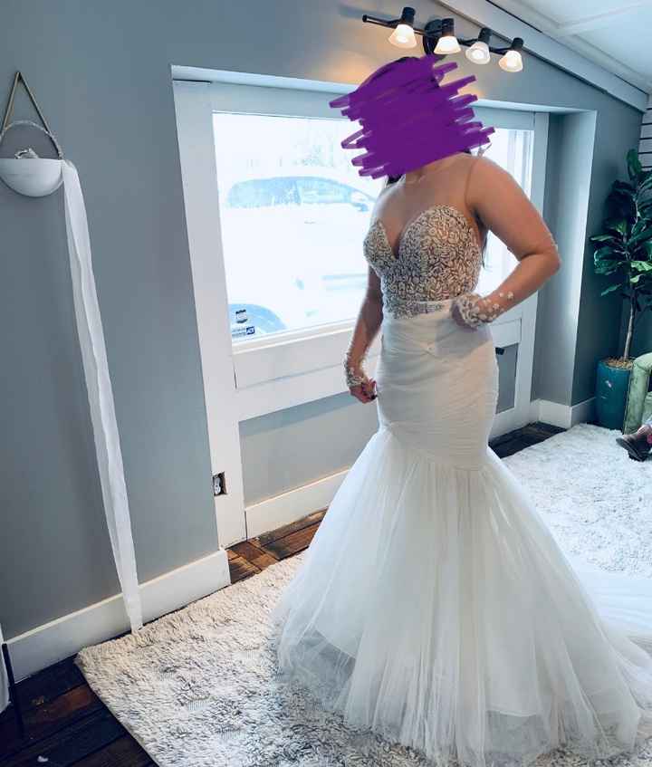 Winter wedding dress - second guessing my choice? - 1
