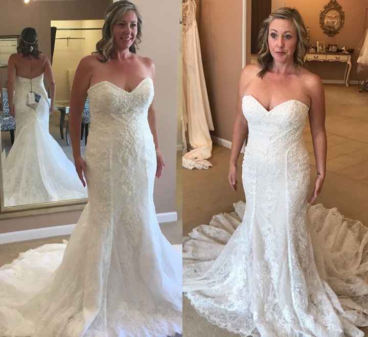 show me your lace trumpet dresses - 1