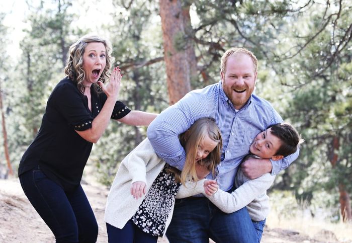 Second fav showing our fun growing family (these are my kids)