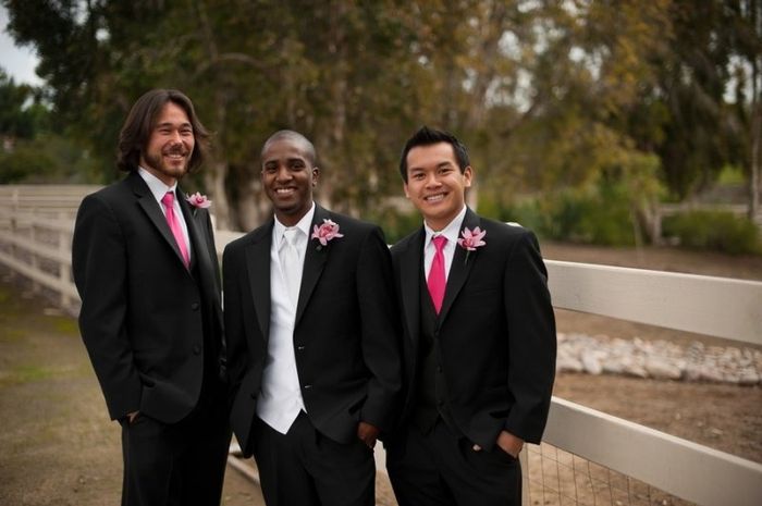Groom in white?