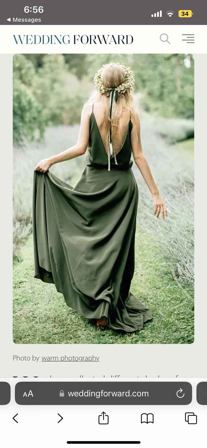 Please help find this bridesmaid dress color. - 1