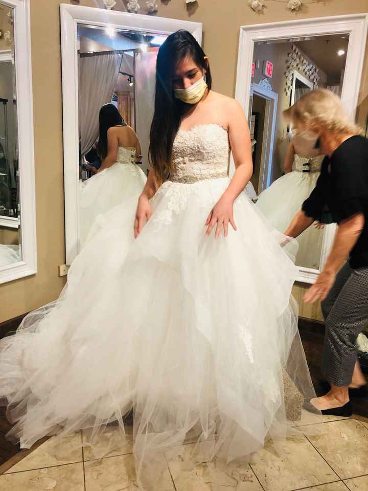 Wedding dress help? Opinion? Ladies? :( - 1