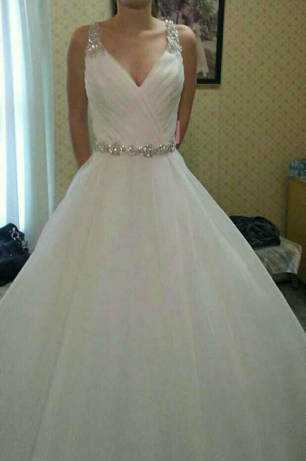 Said yes today to my dress !!