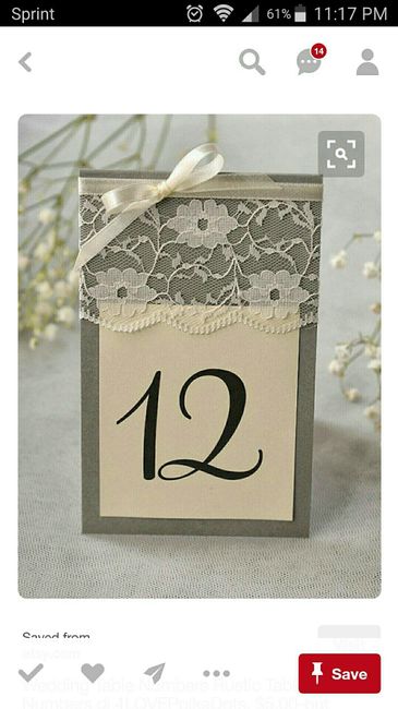 Show me your table numbers.