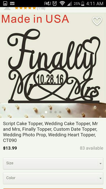 Wedding cake toppers