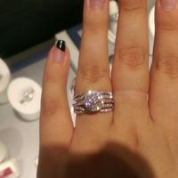 Ladies with halo rings, show me your straight wedding bands!