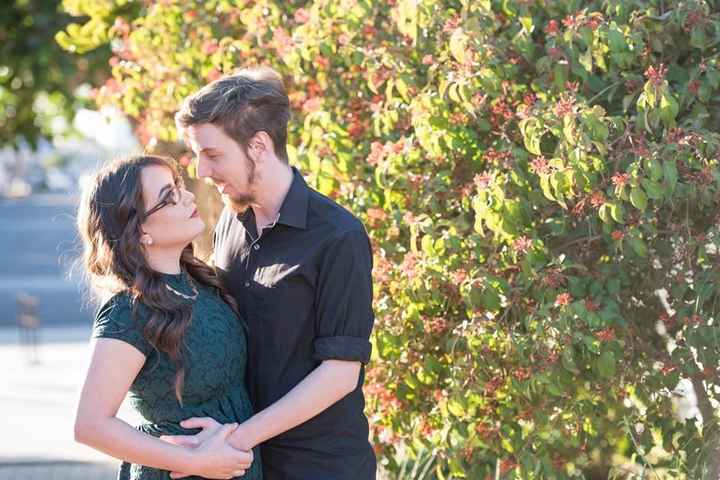 One shot with the glasses on