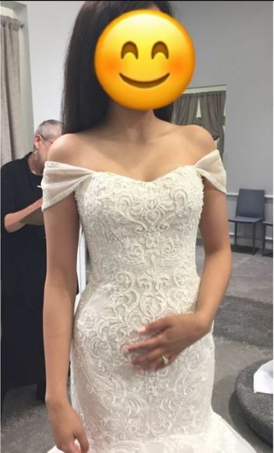 Will you be wearing your dress as is or adding special touches? - 1