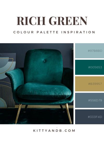 How many... colors in your decor scheme? 1
