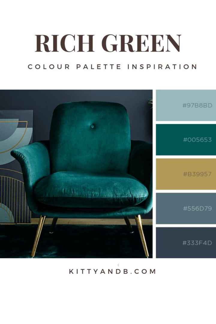 How many... colors in your decor scheme? - 1