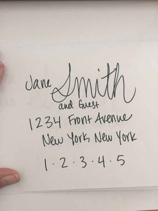 Addressing Envelopes