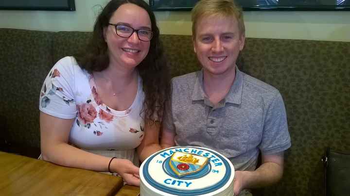 Grooms cake surprise!