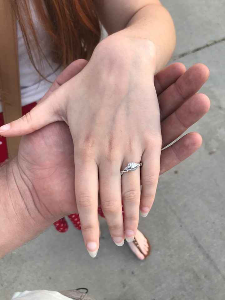 He proposed on our 5th anniversary! December 20, 2020!