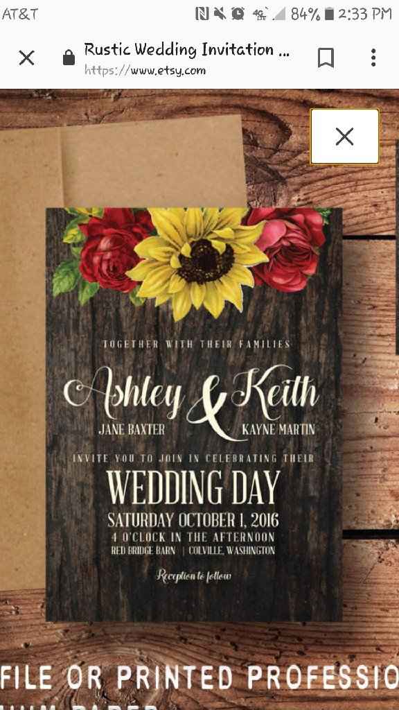 Wedding invites? - 1