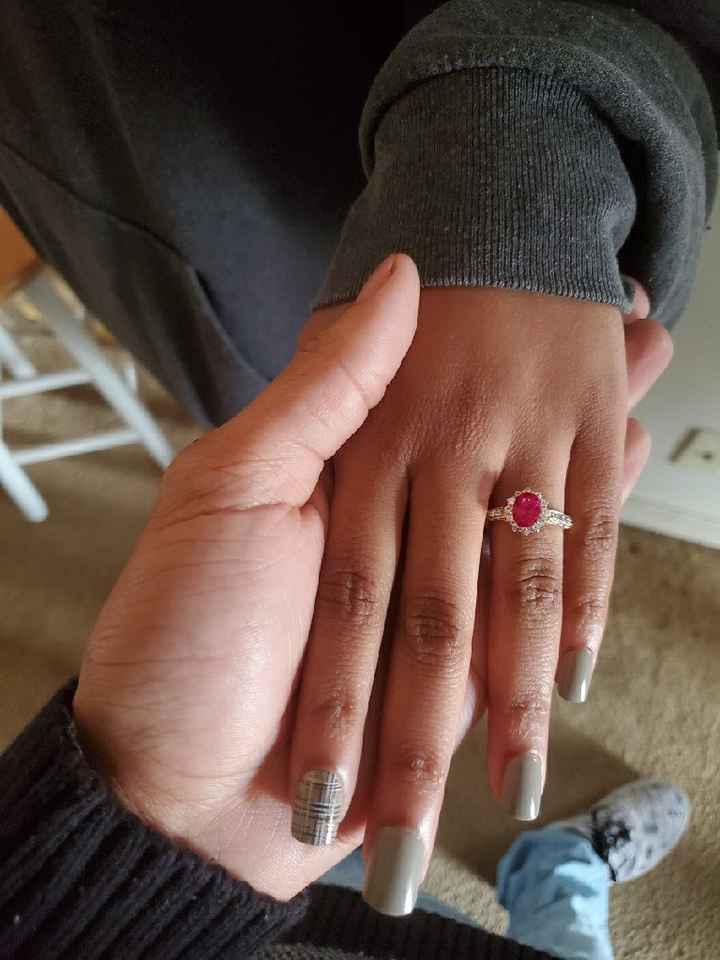 Just got my wedding band! Show yours off ladies! - 1