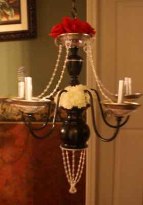 DIY Chandalier (finished product!)