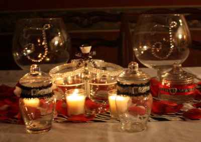 finished a few of my candy jars for buffet