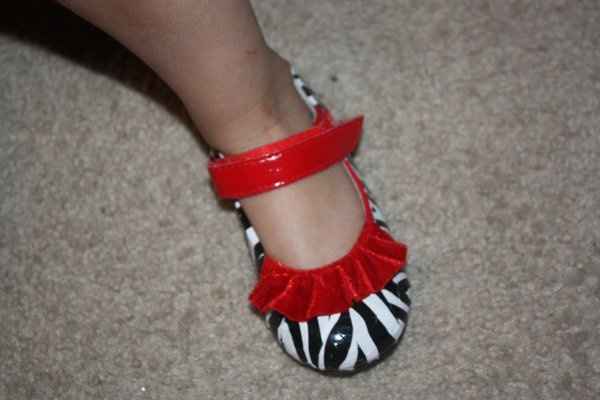 MY DIY FG zebra shoes