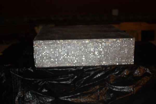 FH FINALLY made my cake stand: I blinged it out with updated pic's