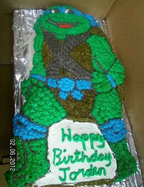 NWR: My grandson's b-day party. I made him a cake Pic's