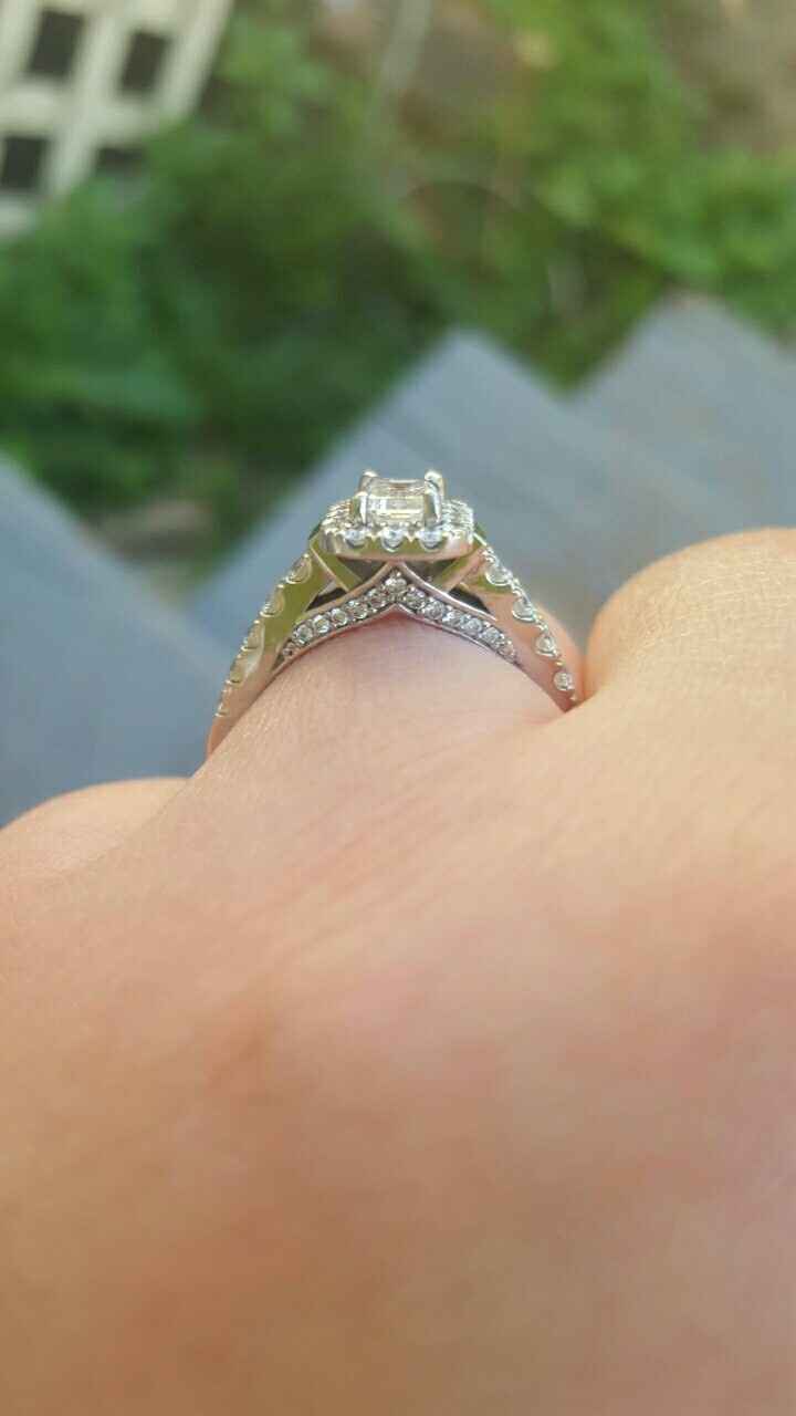 Wedding band to pair with engagement ring