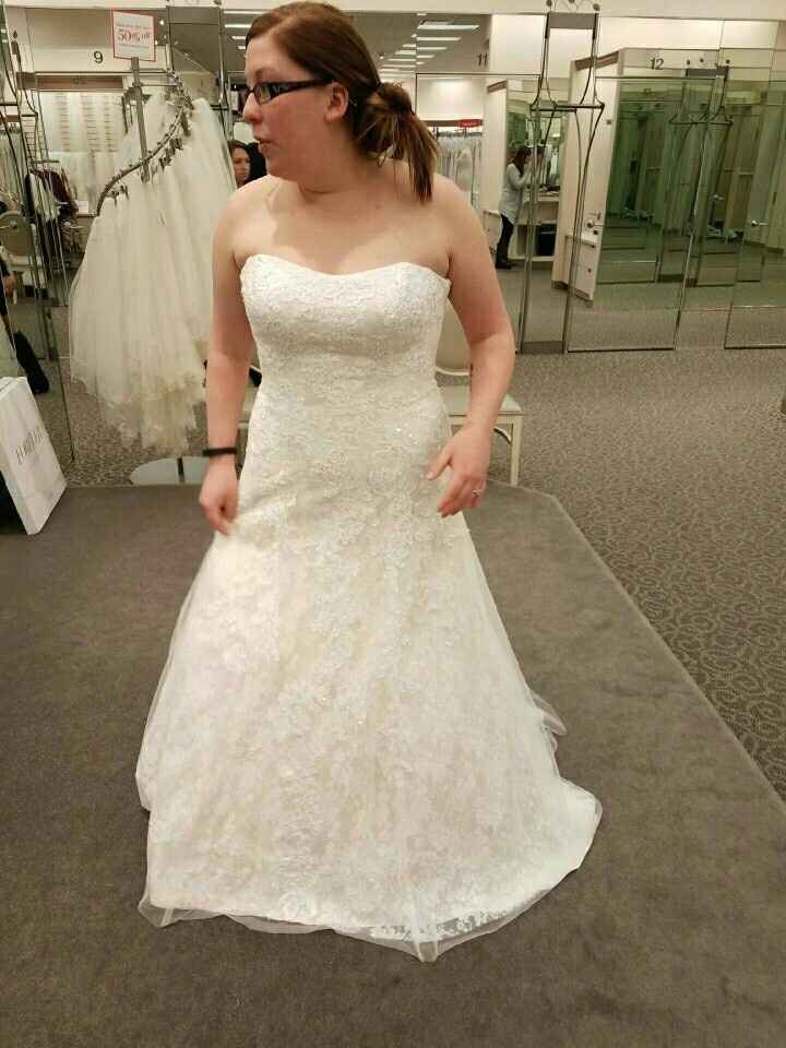 David's bridal fit and flare slip outlet