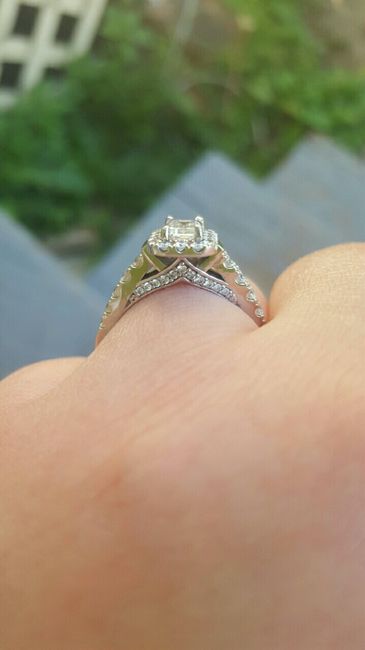 Wedding band to pair with engagement ring