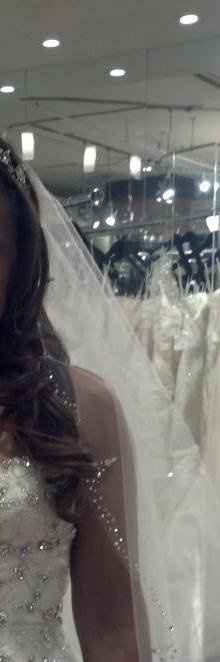 DIY veil-replica of a $1,600 Erin Cole