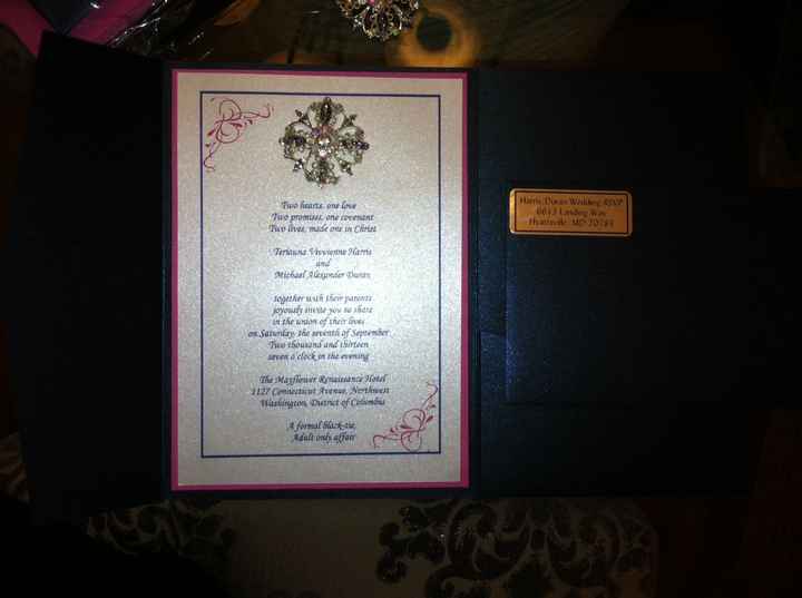 MY DIY Invitation Project is coming together