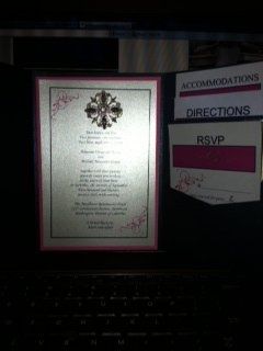 DIY Invitations DONE!!!! PICS