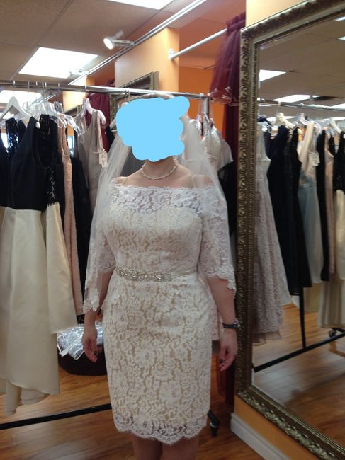 Who else loves lace?  Show off your lace dresses and/or veils! 4
