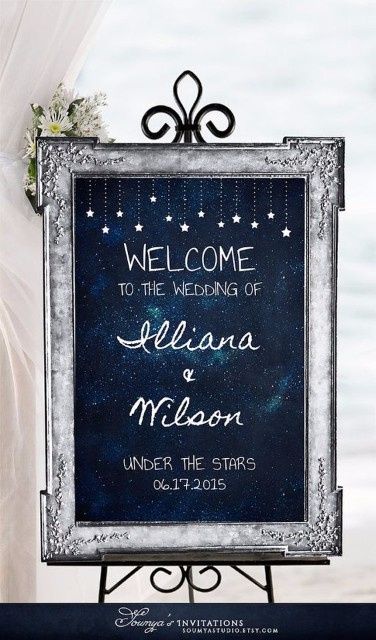 welcome table sign inspiration