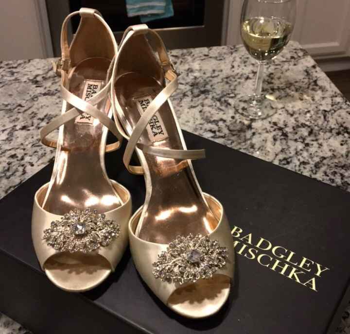I bought my wedding shoes!