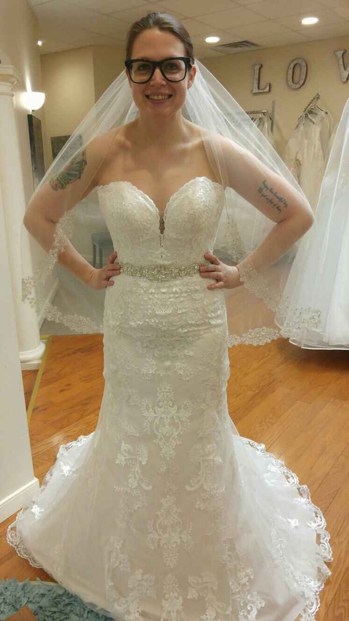 Trying on my dress in 2 weeks! - 1