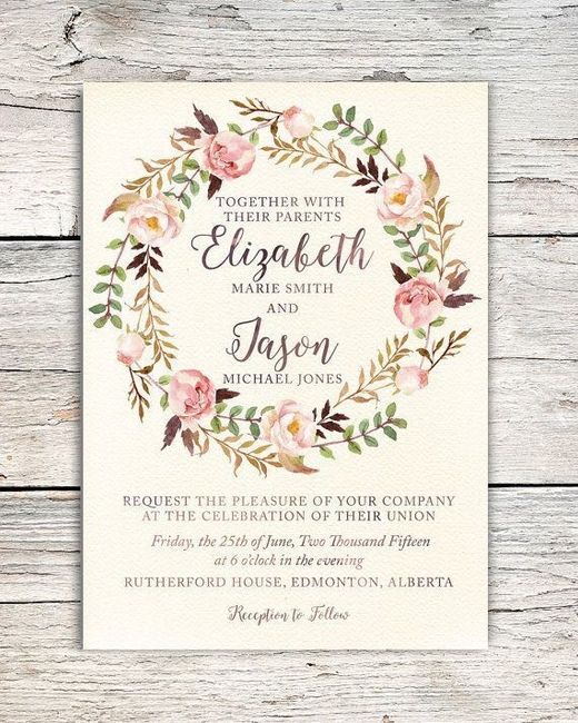 Wedding Invites/STDs