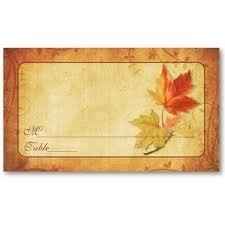 Help! Need Fall Place card Table Ideas :)