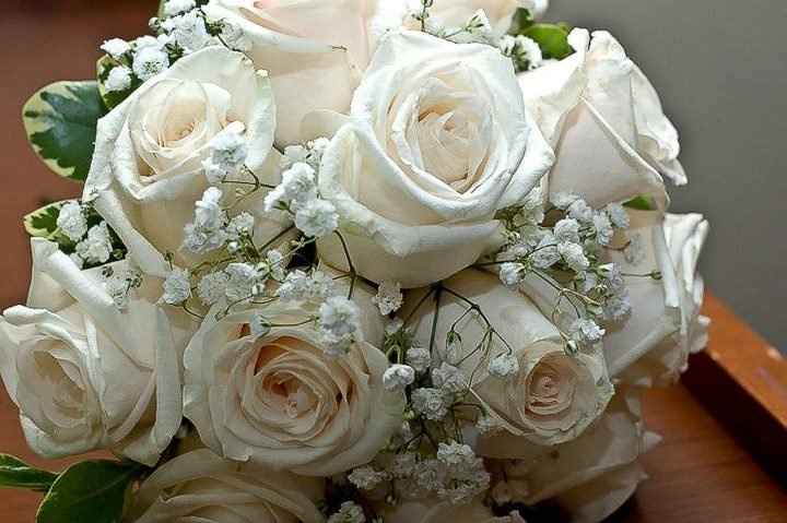 White bridal bouquet?