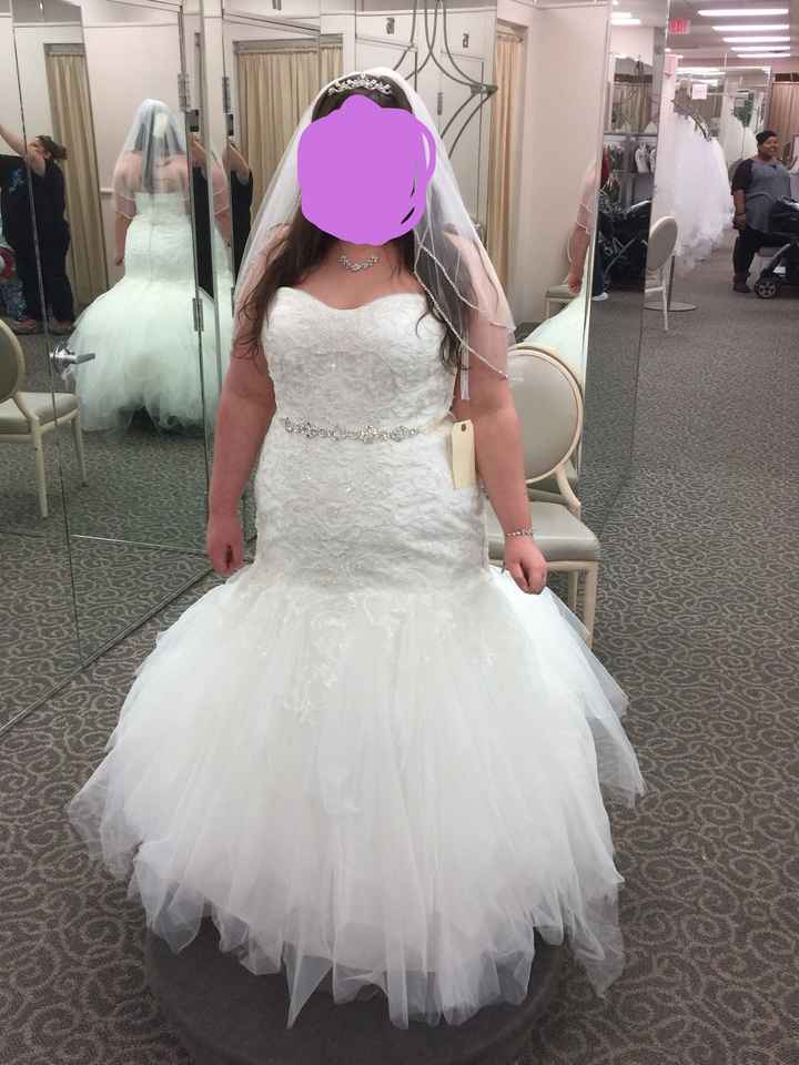Insecure about arms in wedding dress