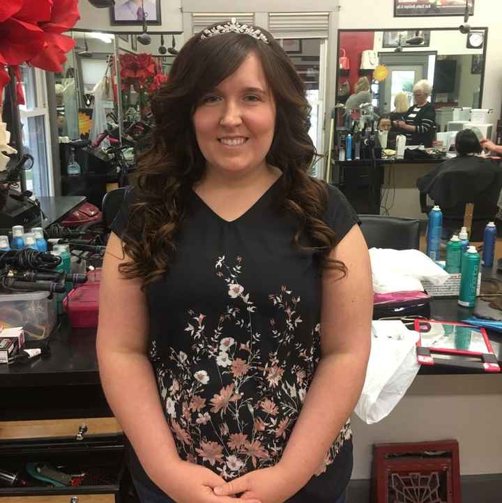 Makeup and hair trial number 2